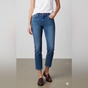 Tommy Hilfiger Blue‎ Straight cropped Jeans Classic Style with stretch size 14